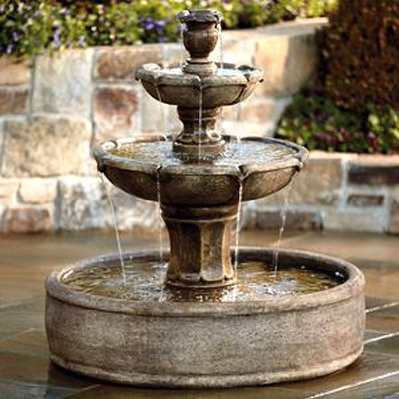 World Menagerie Lunar Concrete Pond Fountain & Reviews